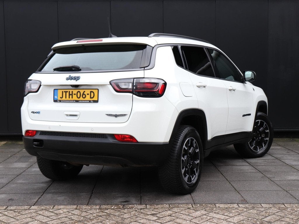 Jeep Compass 4xe 240 Plug-in Hybrid Electric Trailhawk 4WD |, Automaat, Stof, 4 cilinders, Wit