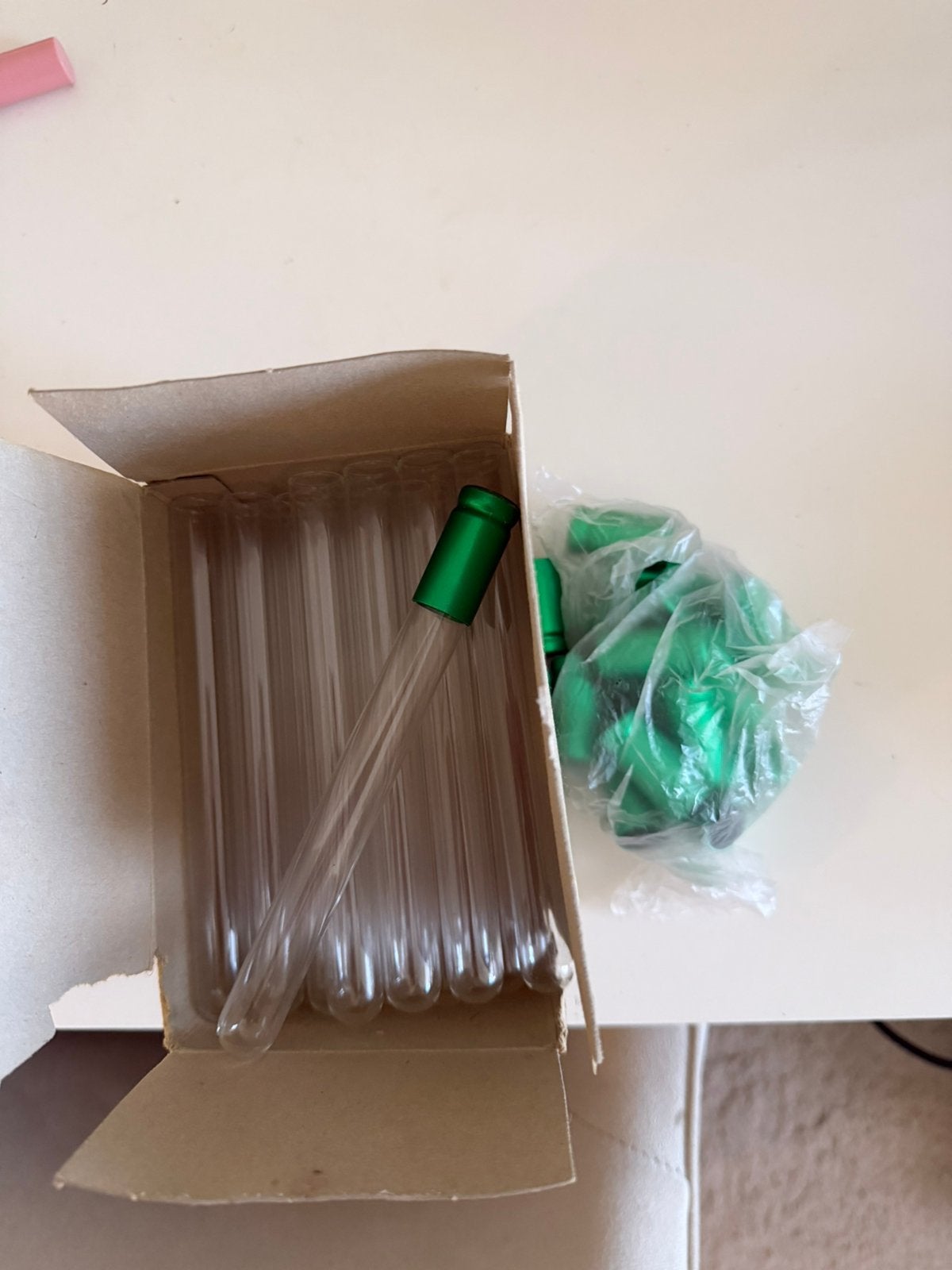 Reageerbuisjes net dop 35x, Ophalen of Verzenden, Zo goed als nieuw