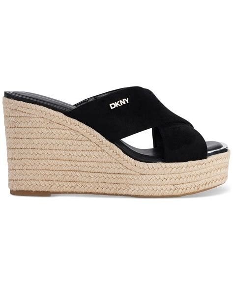 DKNY Sleehak instapper sandalen Zwart Maat 39, Kleding | Dames, Schoenen, Ophalen of Verzenden, Zo goed als nieuw, Zwart, Sandalen of Muiltjes