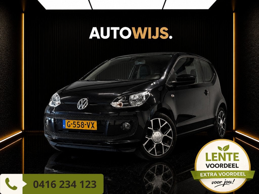 Volkswagen Up! 1.0 high up!|AIRCO|LM-VELG|Cruise|APK 5-2027, Voorwielaandrijving, Euro 5, Gebruikt, Up!