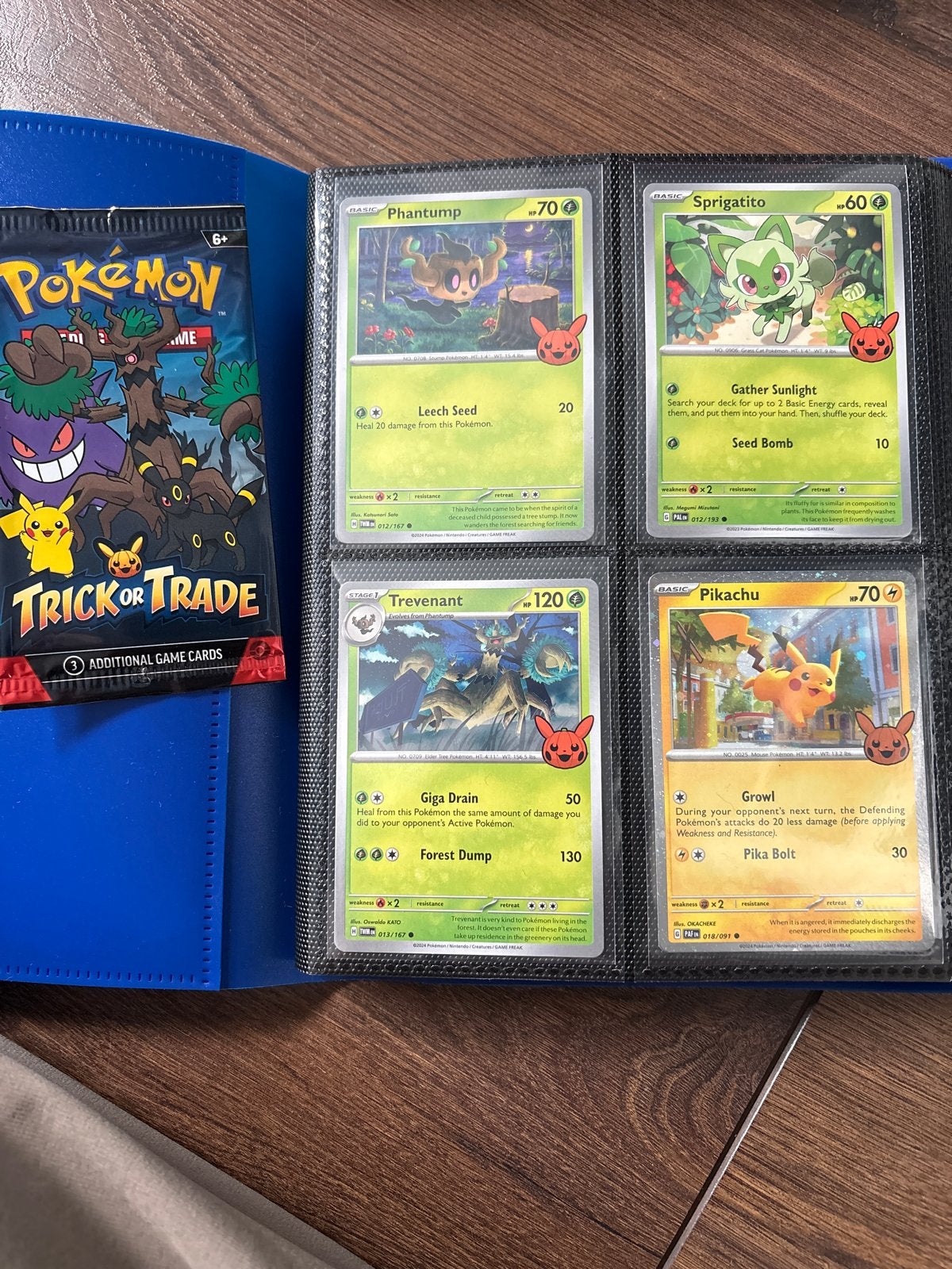 Complete set Pokémon Kaarten Trick or Trade, Ophalen, Zo goed als nieuw, Losse kaart