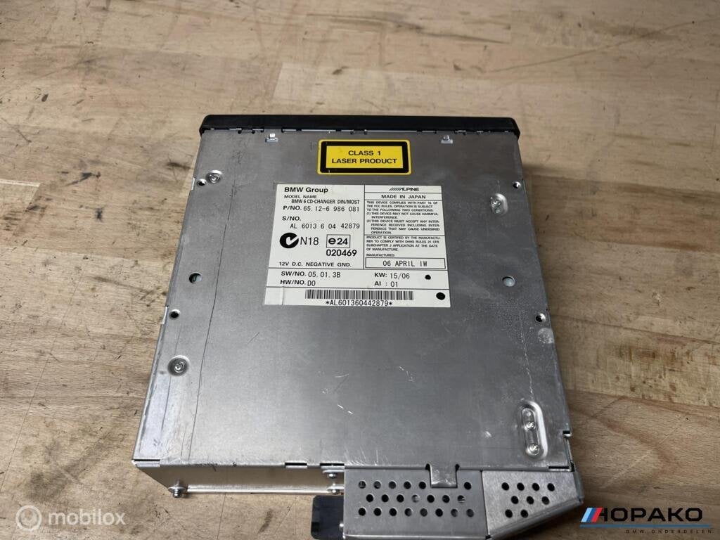 CD wisselaar BMW 5 serie E60 E61 | 65126986081, Gebruikt, Einsteinlaan 5 rijswijk, Bmw, Ophalen of Verzenden