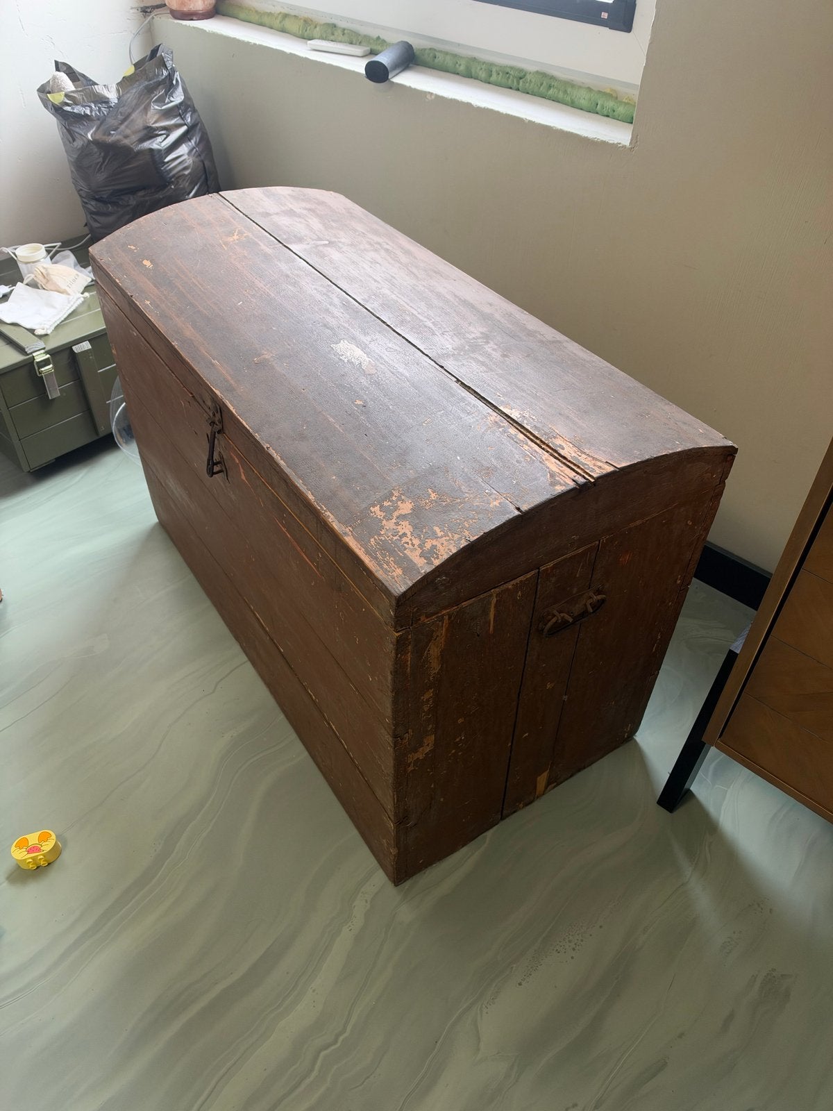 Vintage Deken Kist - Houten Opbergkist, Ophalen, 50 – 75, Gebruikt, 50 tot 100 cm