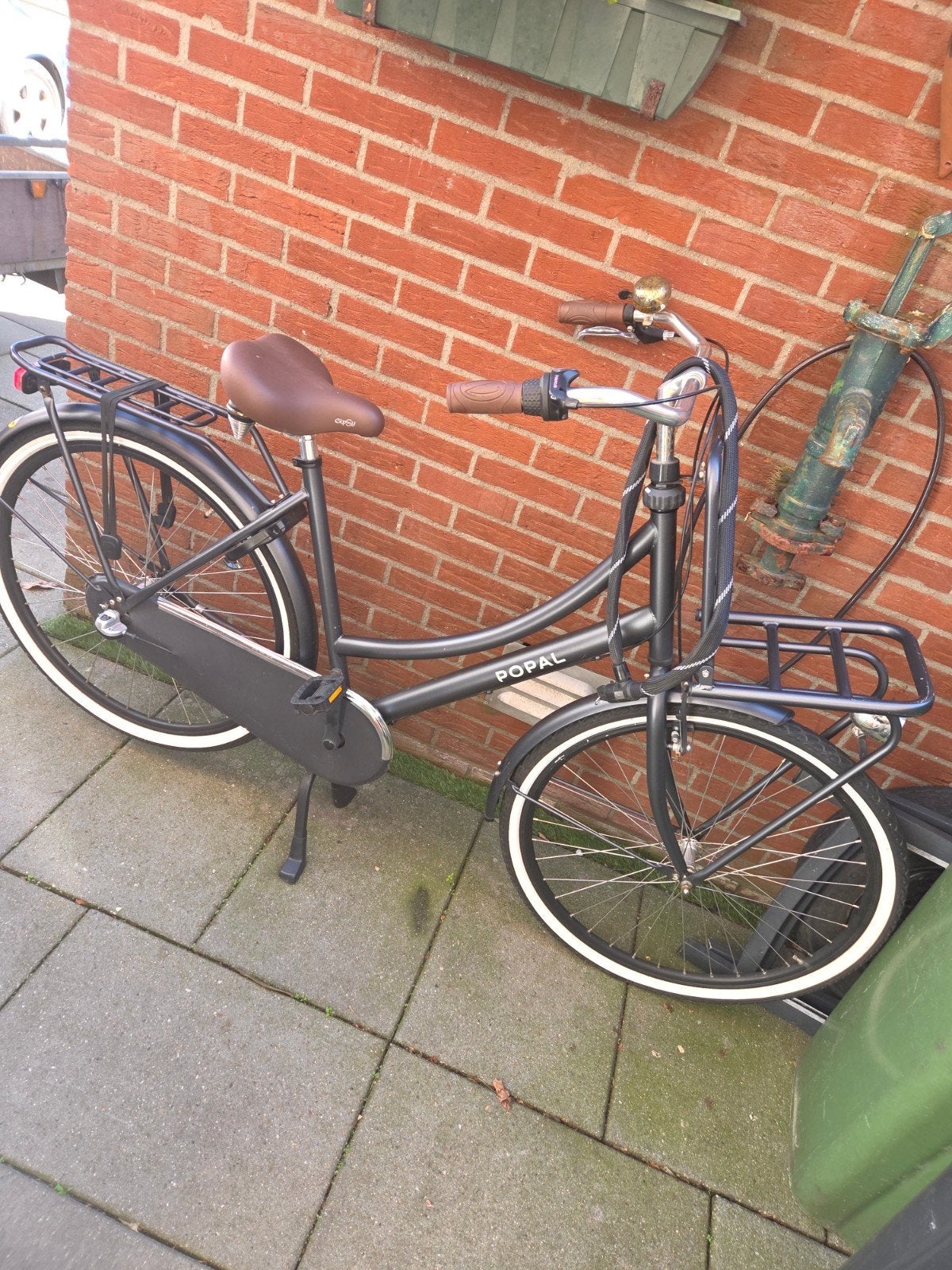 Popal Damesfiets met voordrager - Zo goed als nieuw, (Extra) lage instap, Velgrem, Zo goed als nieuw, 50 tot 53 cm