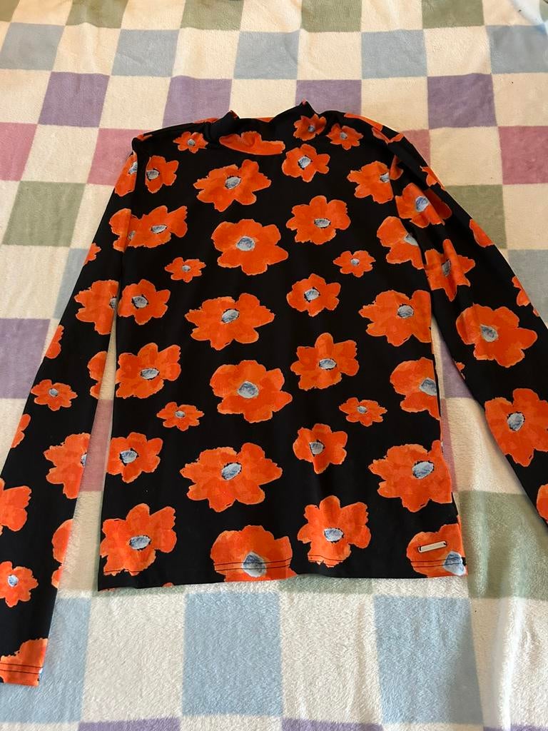 Colourful Rebel truitje oranje bloem, maat XL, Maat 46/48 (XL) of groter, Oranje, Ophalen of Verzenden, Zo goed als nieuw
