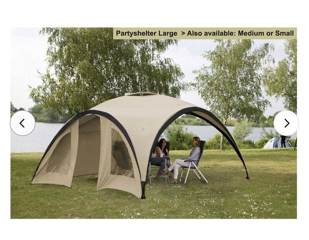 nieuwe bo camp event shelter 3x3m small incl zijwand, Ophalen, Nieuw