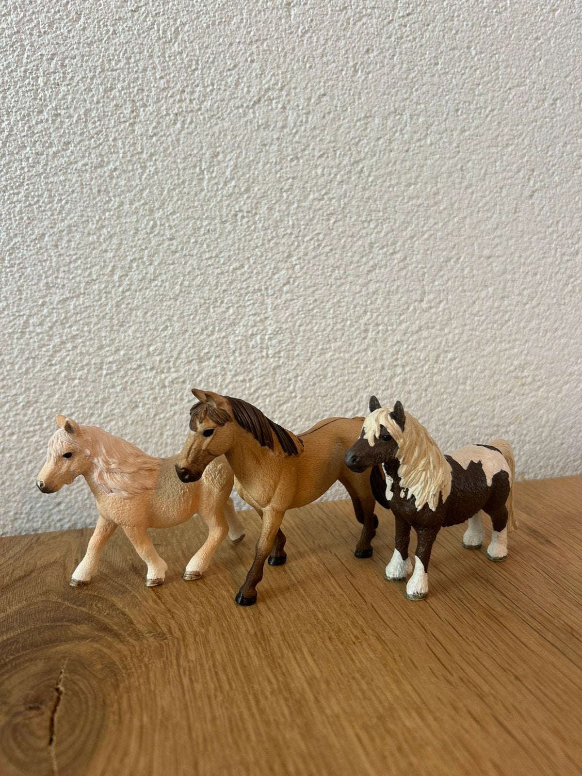 Schleich shetland pony’s., Ophalen of Verzenden, Zo goed als nieuw, Paard, Beeldje of Figuurtje