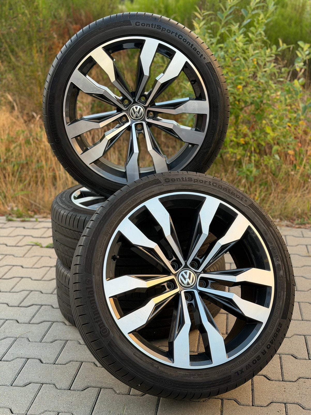 ORG. 20'' 5x112 Volkswagen Tiguan R-line Sebring velgen ZGAN, Gebruikt, 255 mm, Banden en Velgen, Ophalen of Verzenden