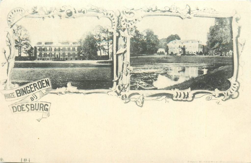 701-158-003 Doesburg Huize Bingerden, Verzamelen, Verzenden, Voor 1920, Gelderland