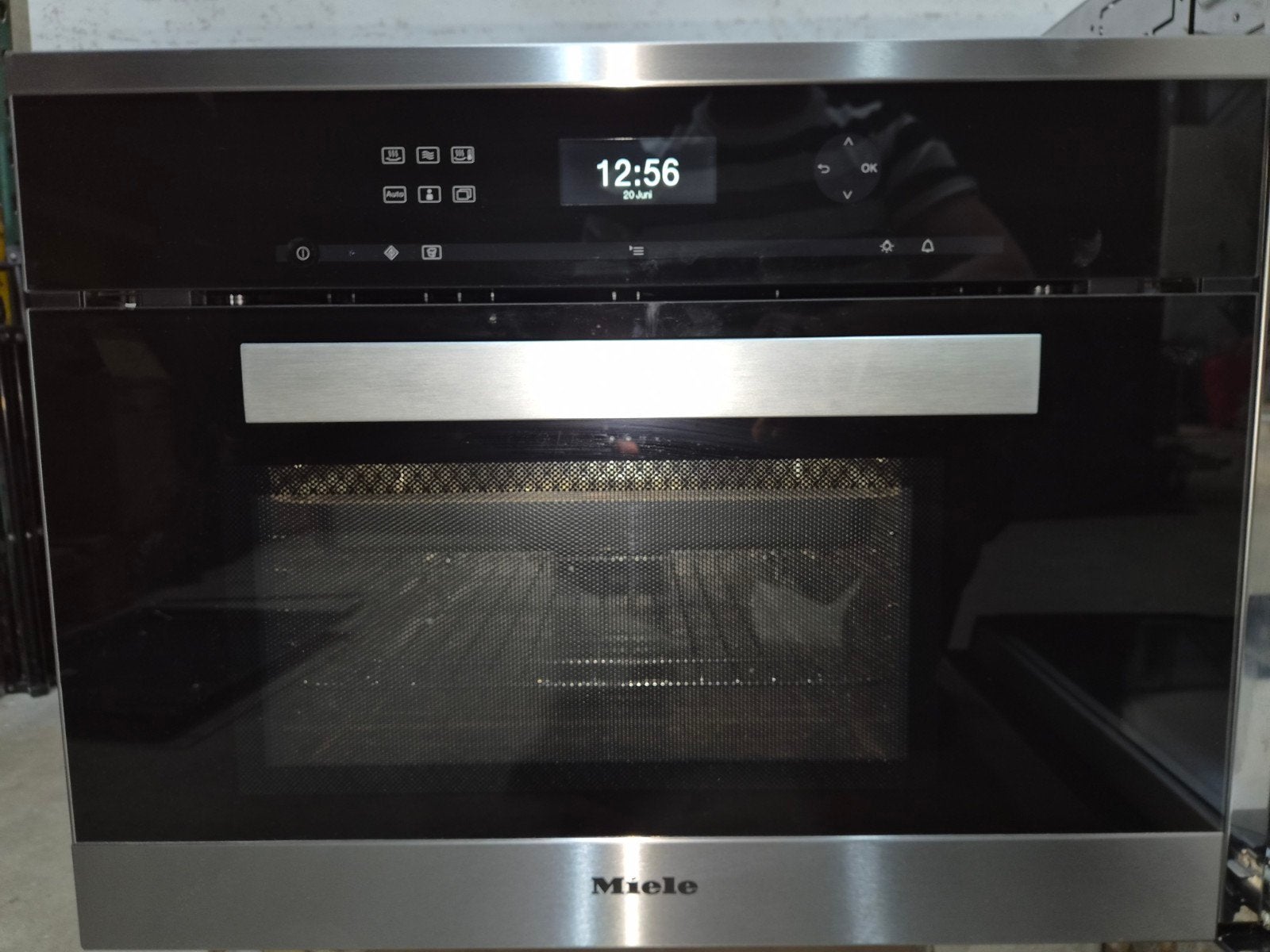 Miele DGM 6401 Combi-Stoomoven met Magnetron | 45 cm Inbouw, Combimagnetron, Ophalen of Verzenden, Zo goed als nieuw, Inbouw