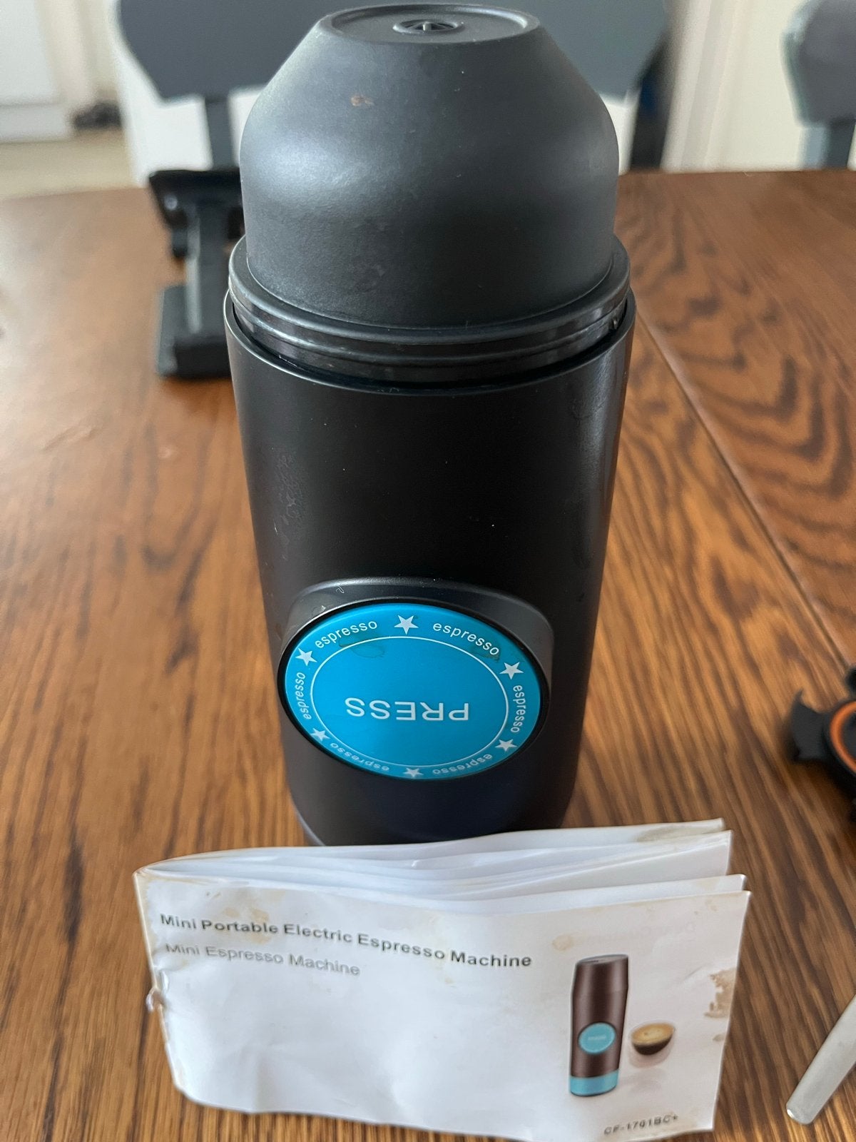 RoHS MINI Espresso maker - Draagbaar en Compact, Verzenden, Espresso apparaat, Nieuw, Gemalen koffie