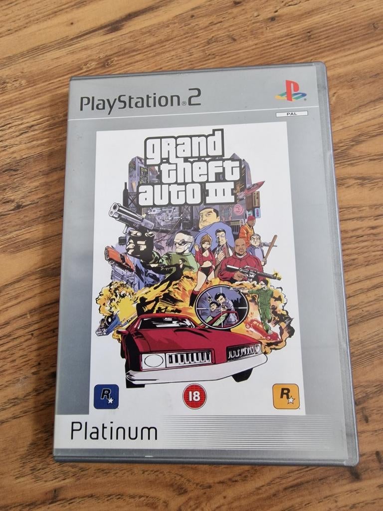Grand Theft Auto III Platinum - PlayStation 2, Avontuur en Actie, Gebruikt, Vanaf 18 jaar, 1 speler