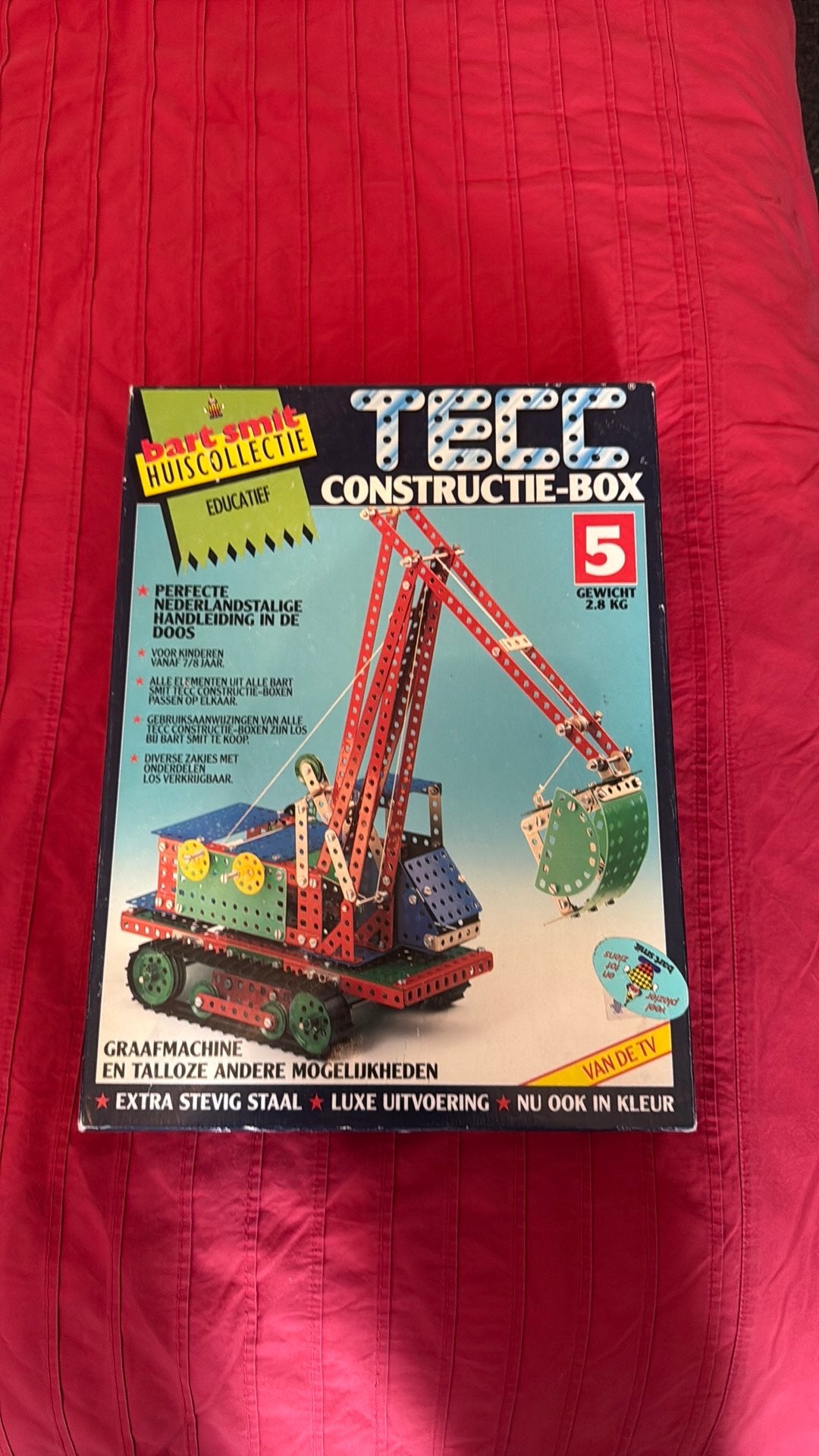 Mecano doos, Ophalen, Zo goed als nieuw