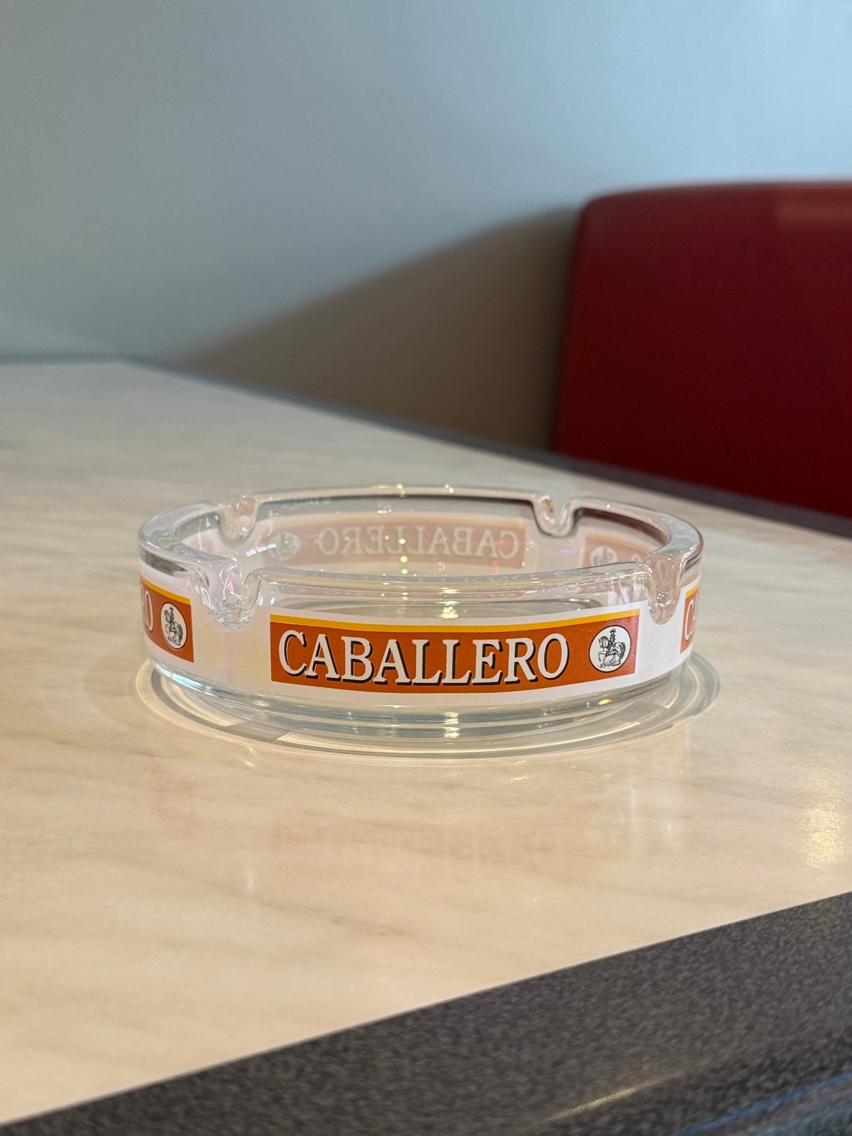 Glazen Caballero Asbak -  helemaal nieuw, Verzamelen, Ophalen of Verzenden, Nieuw, Asbak