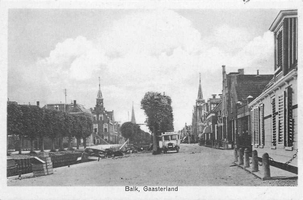 701-005-033 Balk Gaasterland, Verzenden, Voor 1920, Friesland