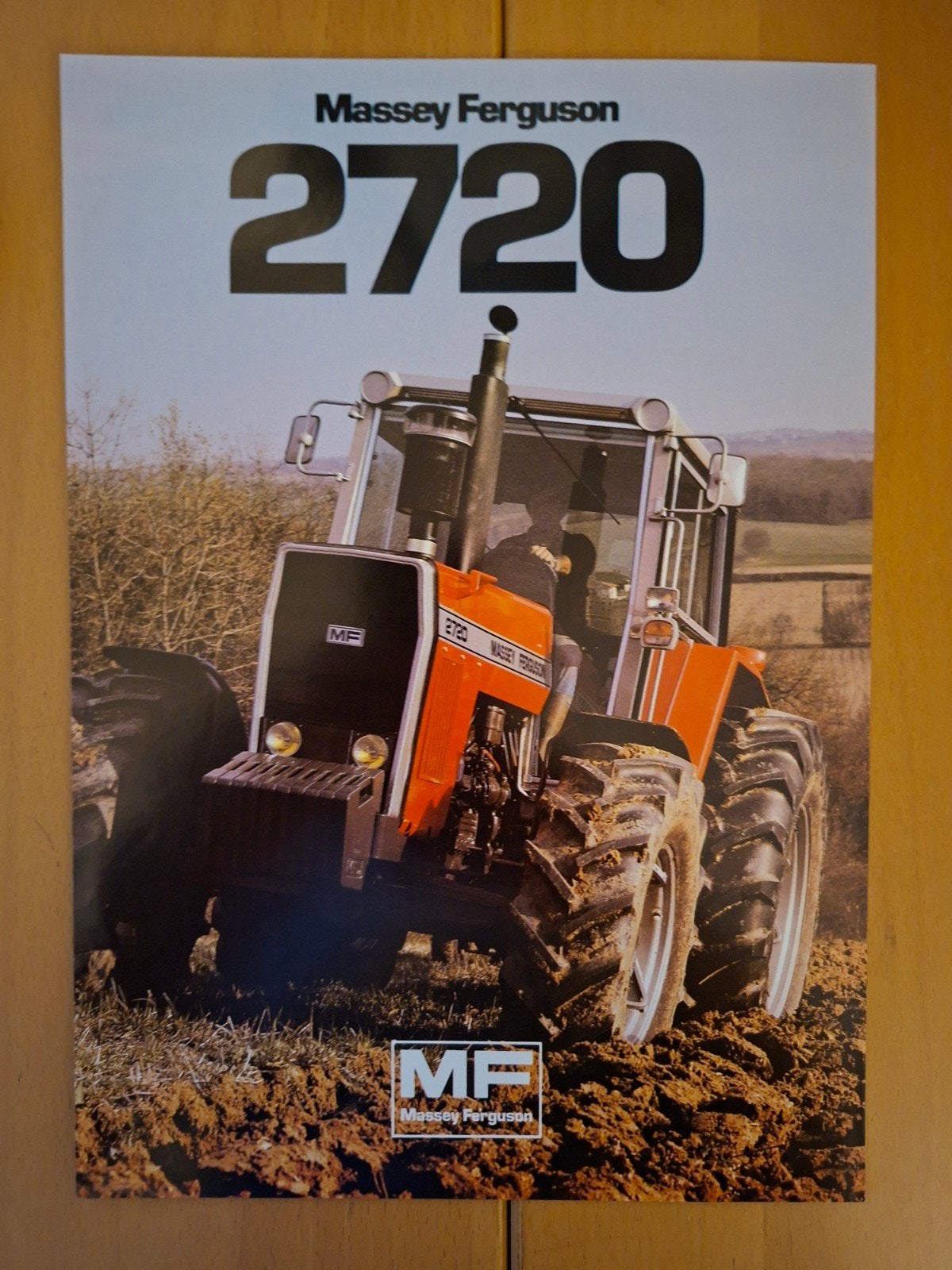 Folder Massey Ferguson MF 2720 Nederlandstalig, Ophalen of Verzenden, Gelezen, Tractor en Landbouw