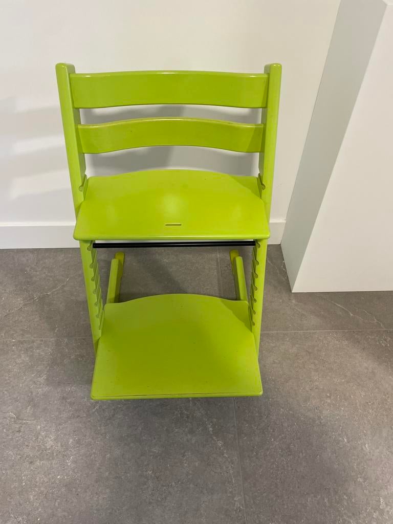 Nette stokke tripp trapp (nieuwste model), Ophalen of Verzenden, Zo goed als nieuw, Meegroeistoel