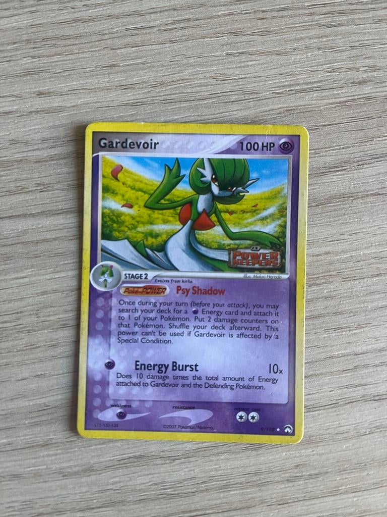 Gardevoir 9/108 Pokémon Kaart - EX Power Keepers, Verzamelen, Poppen, Ophalen of Verzenden, Gebruikt