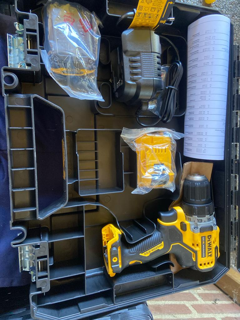 DeWalt DCD701D2 Accuboormachine 12V Lithium-Ion, Variabele snelheid, Nieuw, Ophalen of Verzenden, Boor- en Schroefmachine