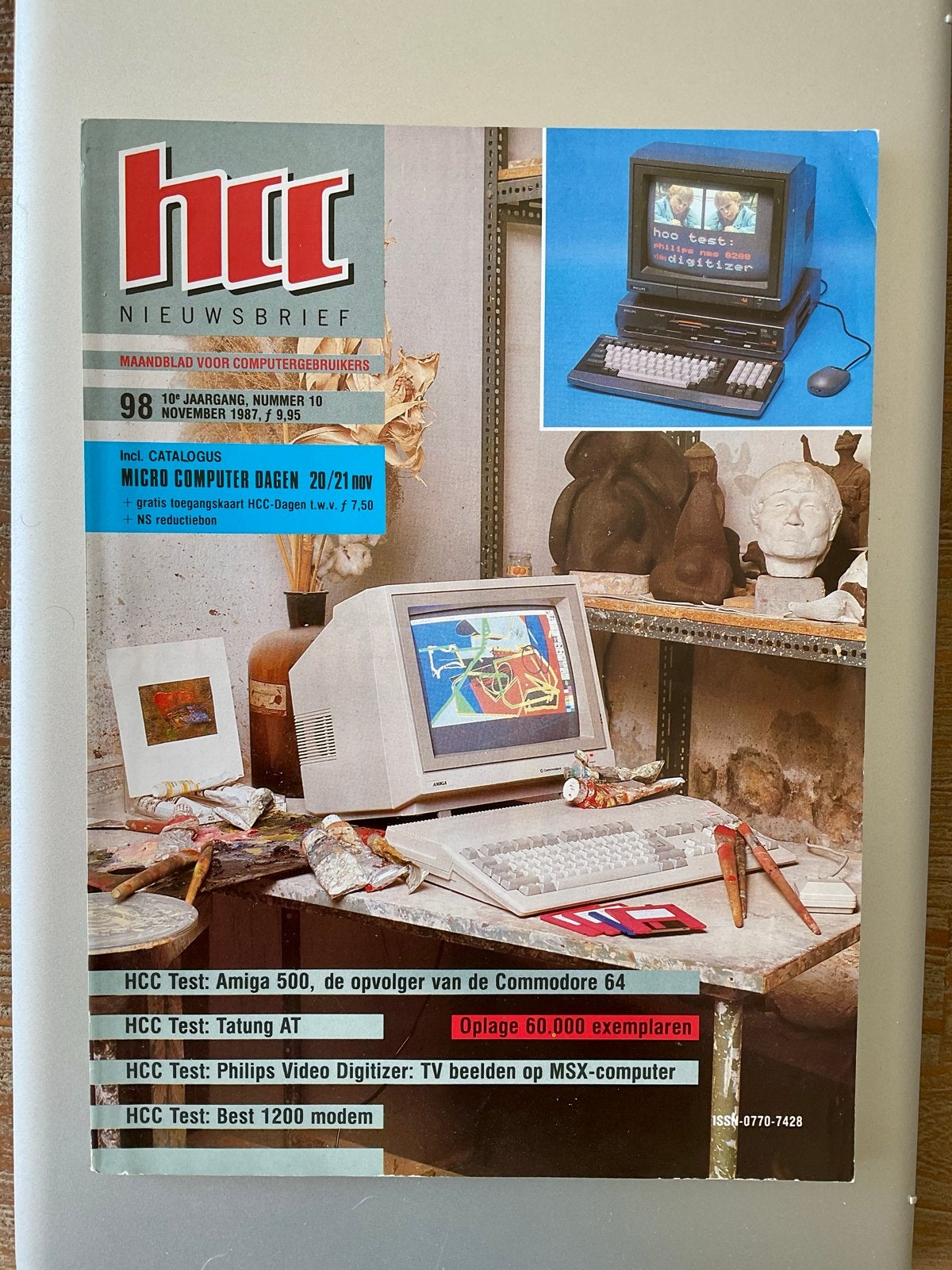 HCC Nieuwsbrief 98 - November 1987 - Retro Computer Magazine, Ophalen of Verzenden, Nederland, Tijdschrift