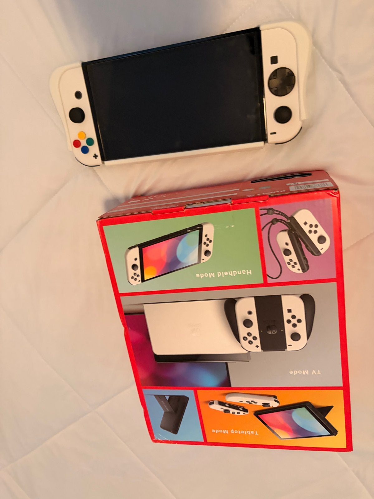 Nintendo Switch OLED Model - Zo goed als nieuw, Spelcomputers en Games, Spelcomputers | Nintendo Switch, Ophalen of Verzenden