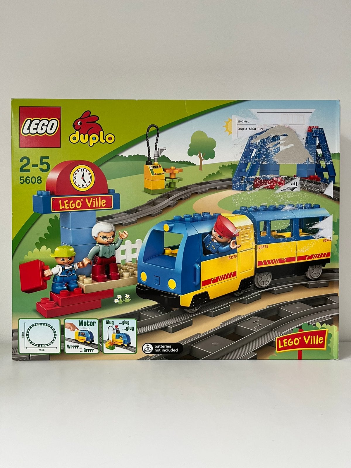Duplo 5608 - Lego Duplo treinset - *NIEUW*, Overige thema's, Nieuw, Ophalen of Verzenden, Duplo
