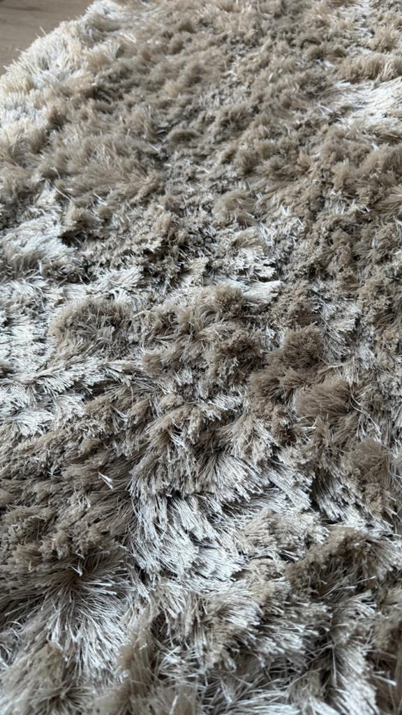BePureHome Vloerkleed Praline Nougat Ø200 cm, Huis en Inrichting, Stoffering | Tapijten en Kleden, Beige, Rond, Ophalen of Verzenden