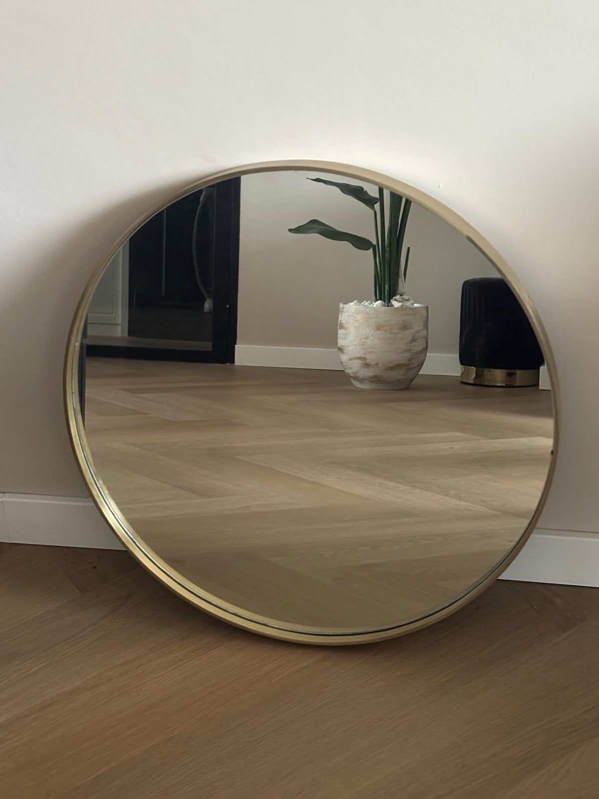 Ada wandspiegel Westwing Collection Ø 60 cm, Huis en Inrichting, Ophalen, Rond, Zo goed als nieuw, Minder dan 100 cm