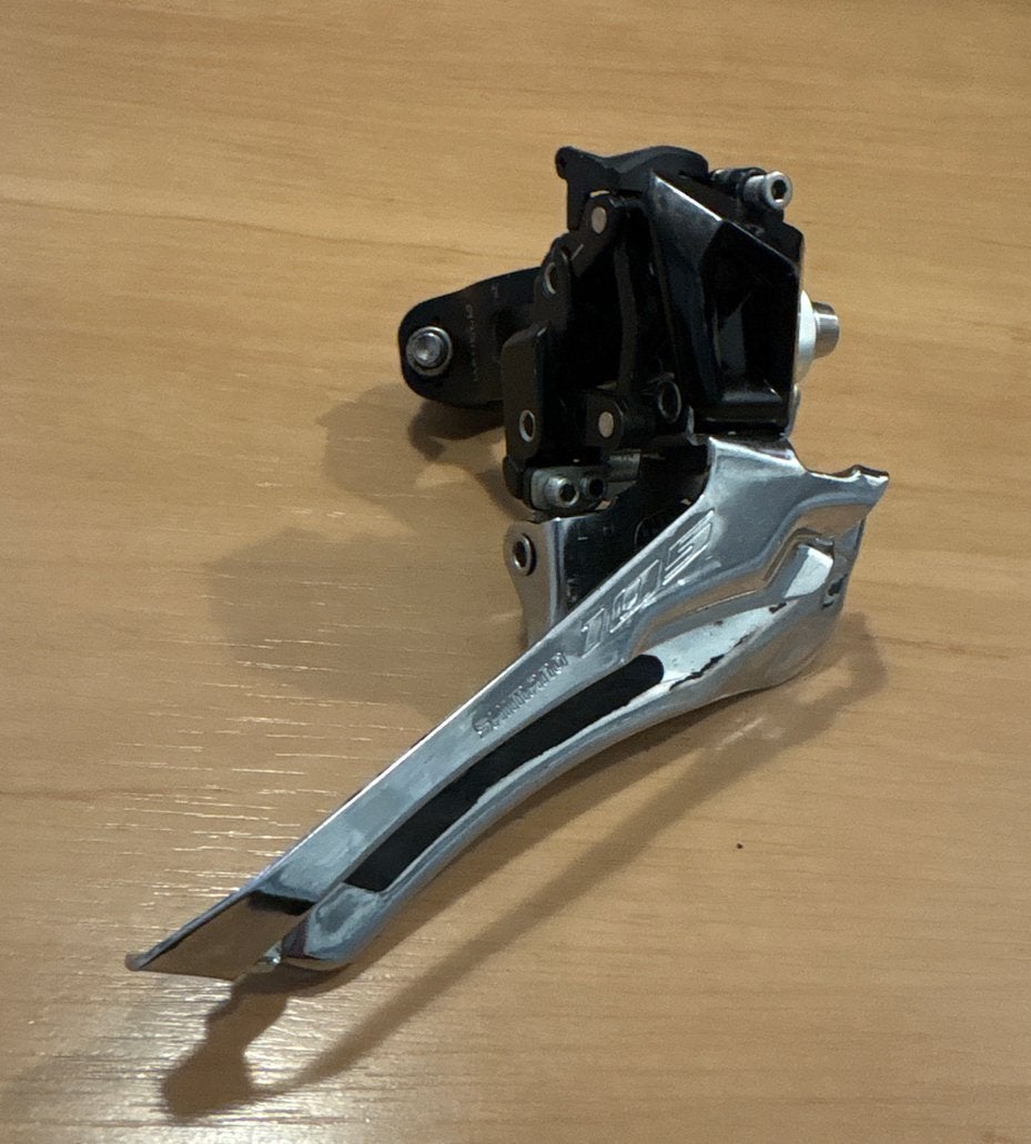 Shimano 105 FD-R7000 Voorderailleur 11-speed 33mm, Ophalen of Verzenden, Gebruikt, Racefiets, Derailleur of Ketting