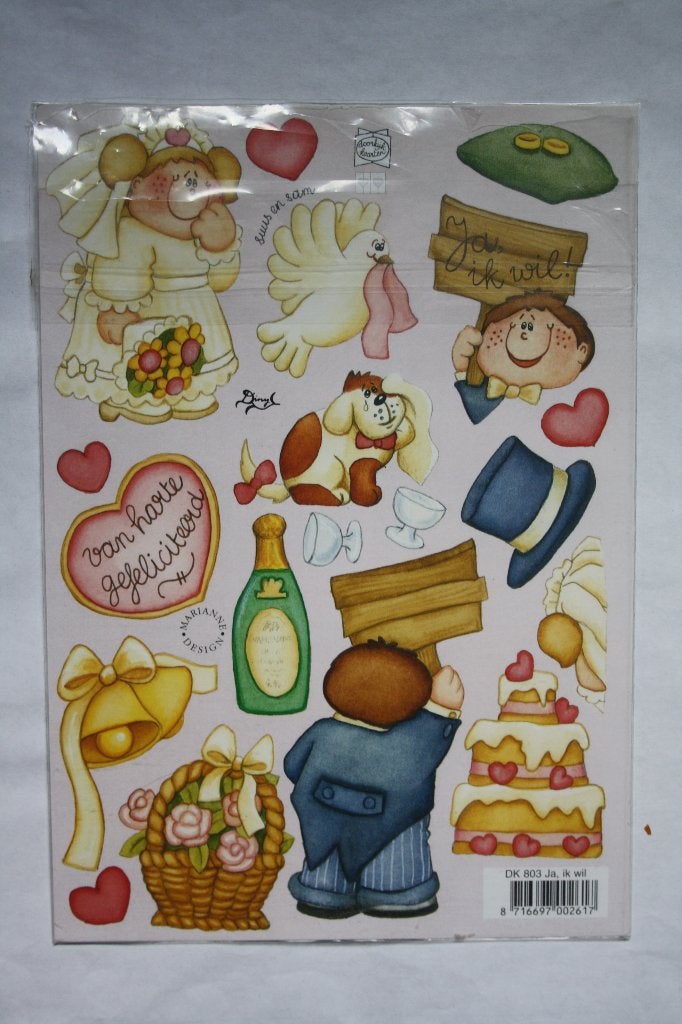 2 st. A5 knipvellen A5 3D marianne design 9981, Hobby en Vrije tijd, Kaarten | Zelf maken, Ophalen of Verzenden, Nieuw, Kind, Knipvel