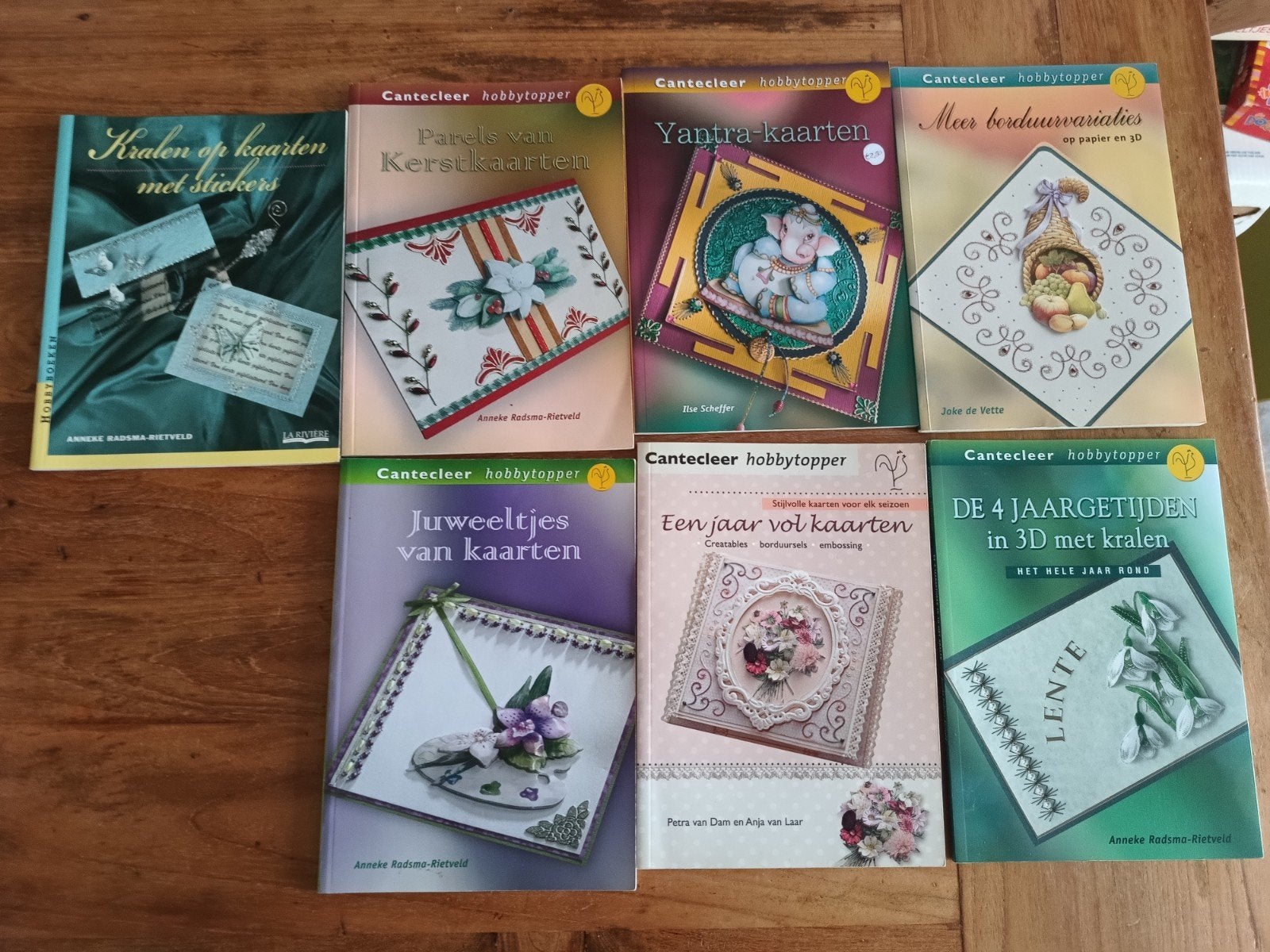 7x Hobbyboeken Canteclaer Hobbytopper Kaarten Maken, Hobby en Vrije tijd, Ophalen of Verzenden, Overige thema's, Overige typen