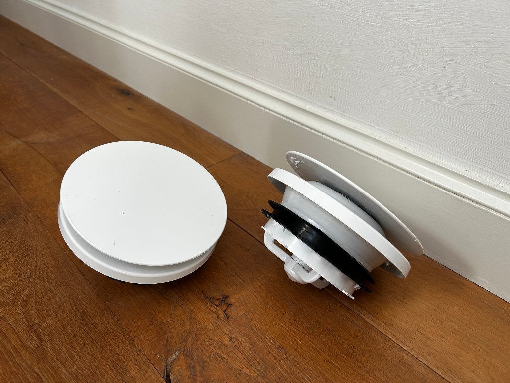 NIEUW 2 stuks Duco Ducovent Design ventilatieventiel 125 mm, Ophalen, Nieuw, Ventilator en Afzuiger