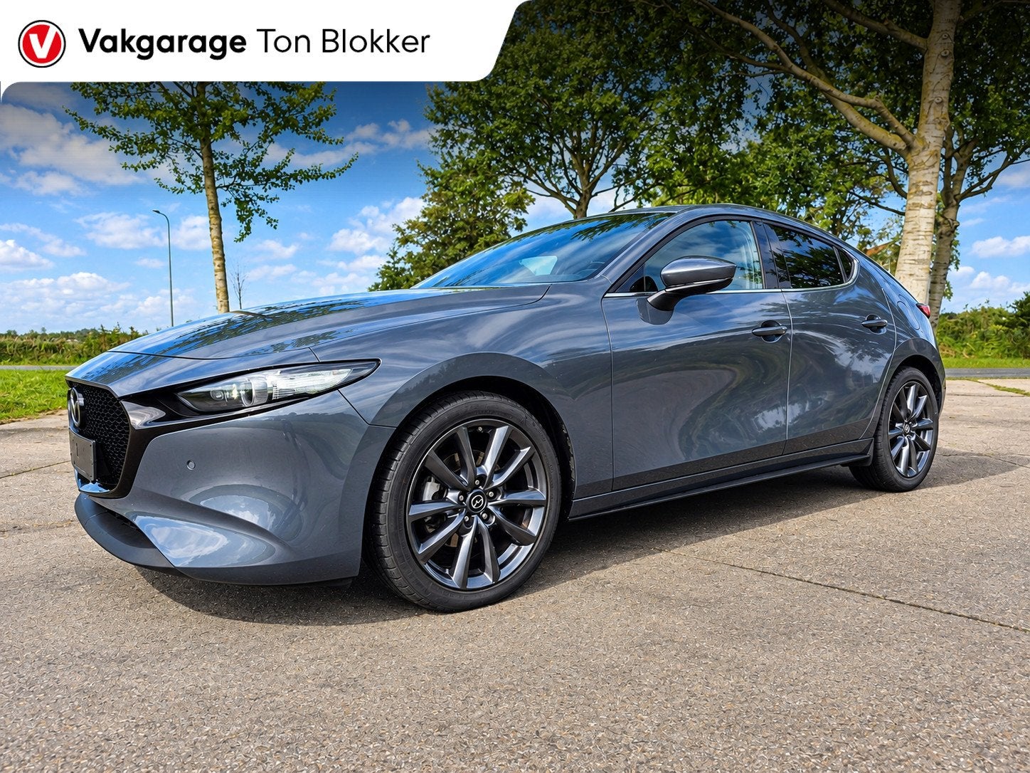 Mazda 3 2.5 e-SkyActiv-G M Hybrid 140 Takumi, Auto's, Gebruikt, 4 cilinders, Leder, Bedrijf