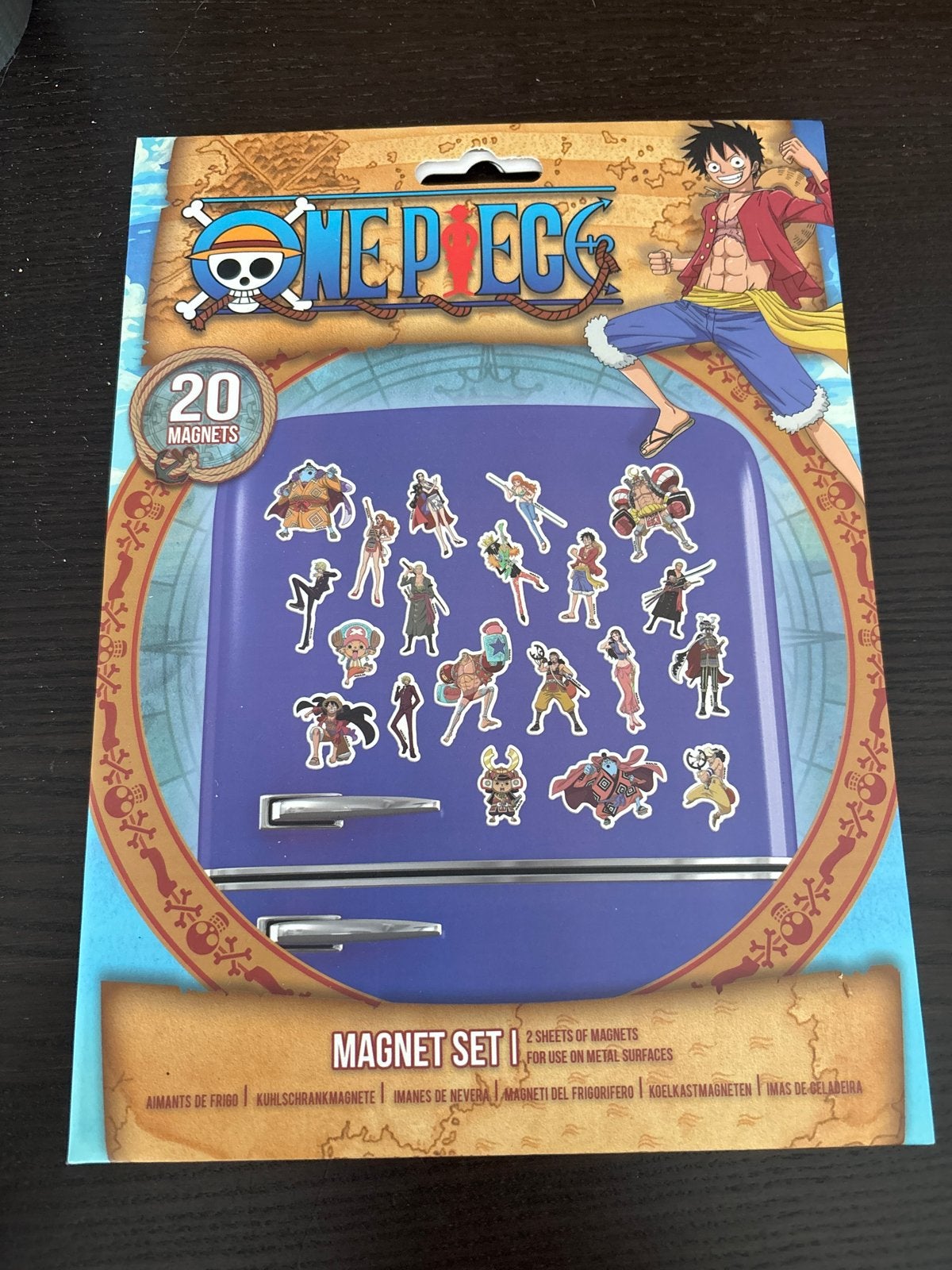 One Piece Magneet Set - 20 Magneten, Ophalen of Verzenden, Nieuw