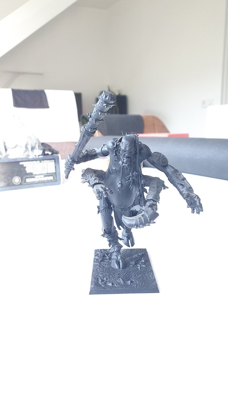 Chaos Giant, Met verf, Gebruikt, Figuurtje(s), Warhammer