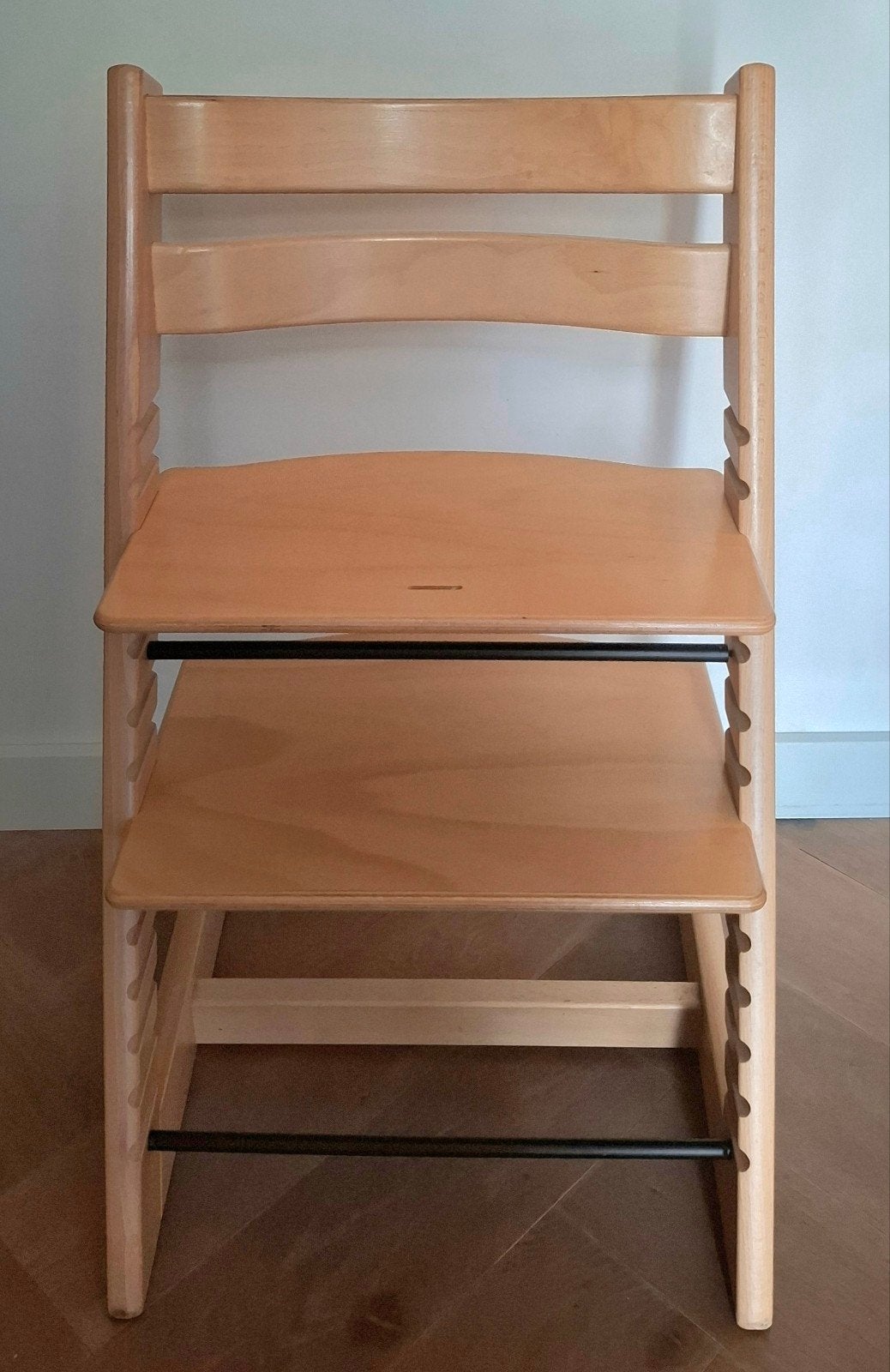 Stokke Tripp Trapp kinderstoel - Beuken, Kinderen en Baby's, Kinderstoelen, Zo goed als nieuw, Meegroeistoel, Aanschuifbaar, Ophalen