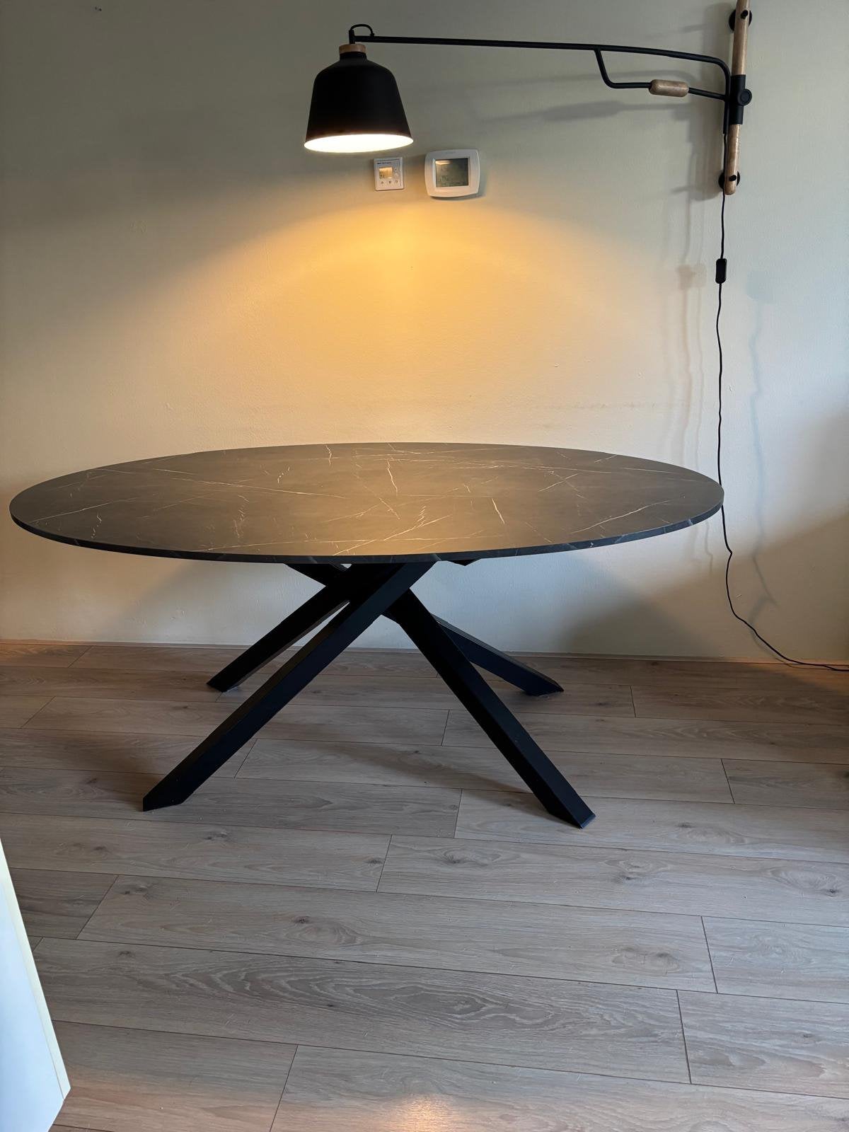 Mariedamm ovale eettafel, Ophalen, Overige materialen, 100 tot 150 cm, Zo goed als nieuw