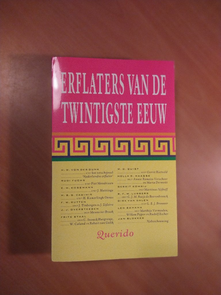 Erflaters van de twintigste eeuw, Ophalen of Verzenden, Gelezen