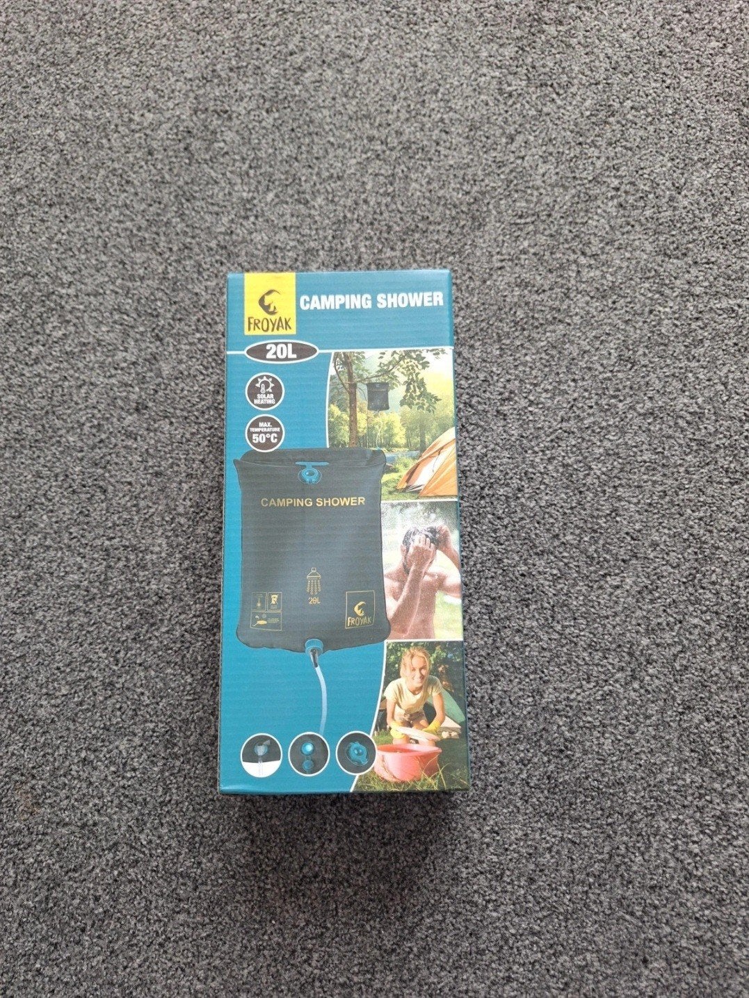 Froyak Camping Douche 20L - Draagbare Buitendouche, Verzenden, Nieuw