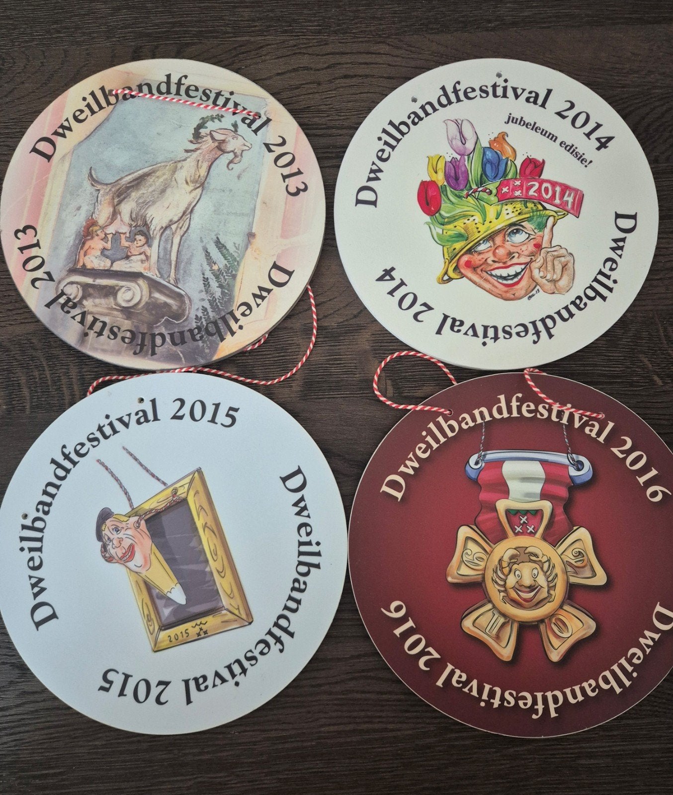 Dweilbandfestival schildjes, Verzamelen, Ophalen of Verzenden, Nieuw