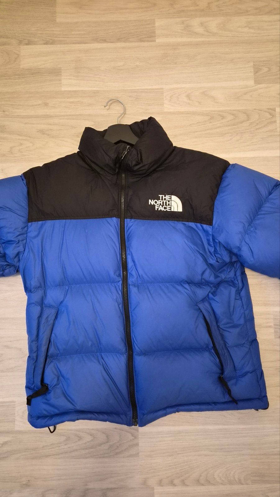 The North Face Nuptse 700 Donsjack - Blauw/Zwart, Kleding | Heren, Blauw, Ophalen of Verzenden, Zo goed als nieuw, The North Face