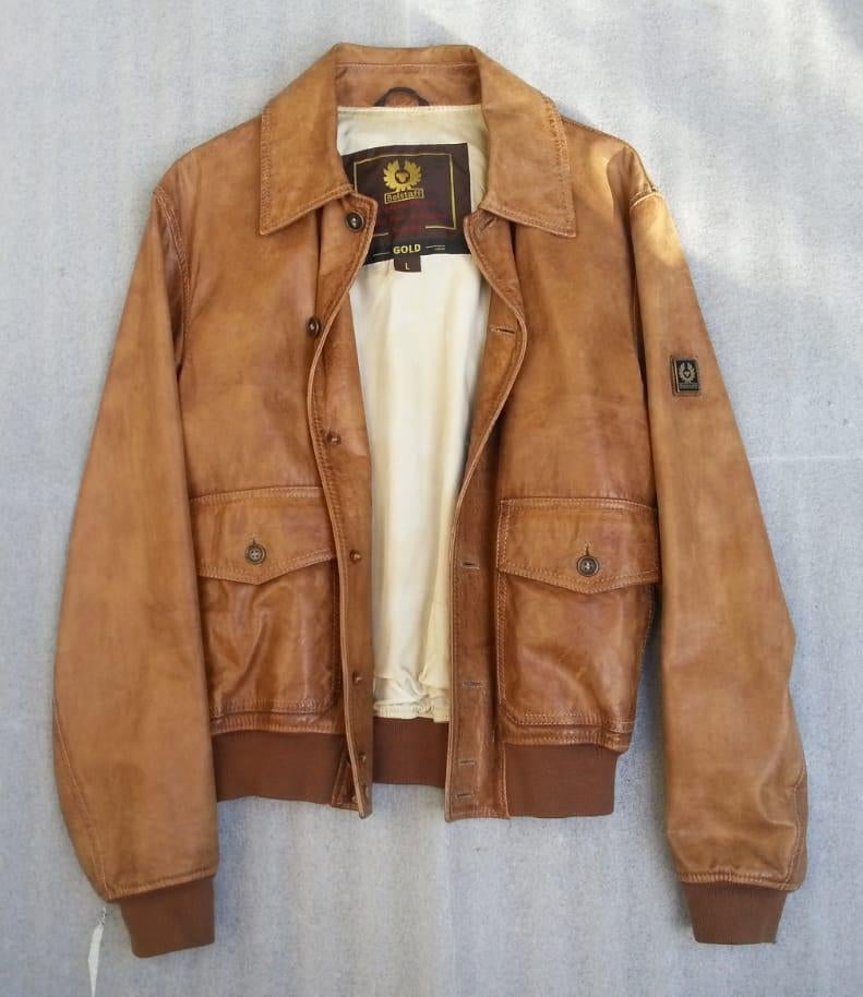 Belstaff aviator leren jas (leather jacket), Verzenden, Gedragen