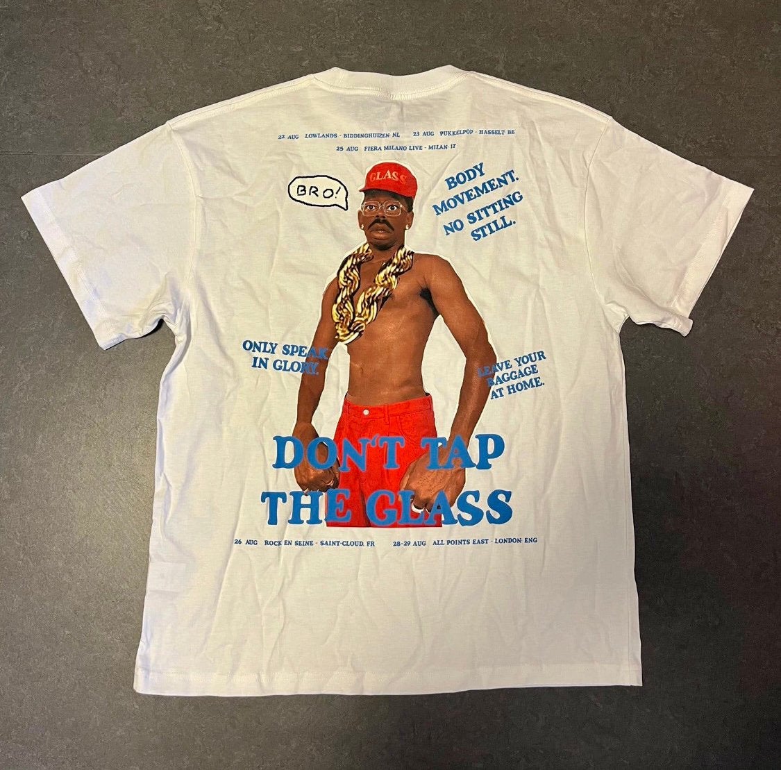 Tyler the Creator Don’t Tap The Glass 2026 Tour Wit T-Shirt, Ophalen of Verzenden, Nieuw, Maat 48/50 (M), Wit