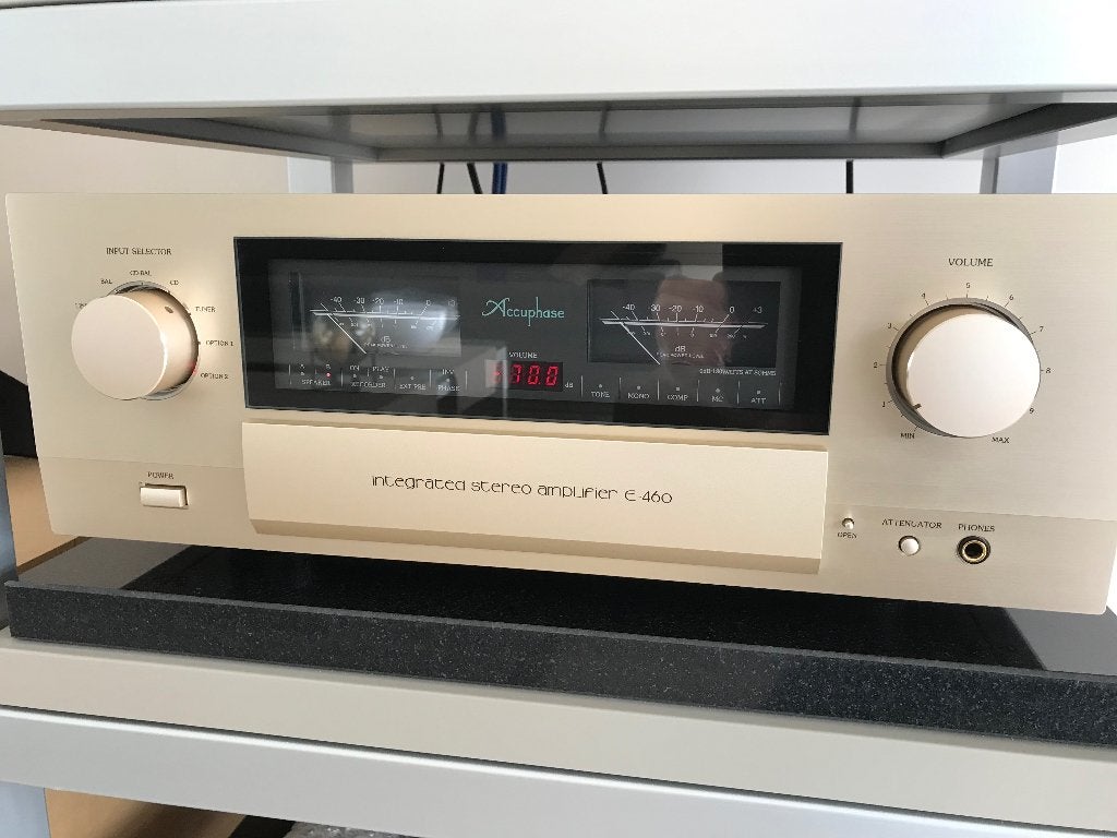 Accuphase E460 + DAC 40, Ophalen, Gebruikt, 120 watt of meer, Overige merken