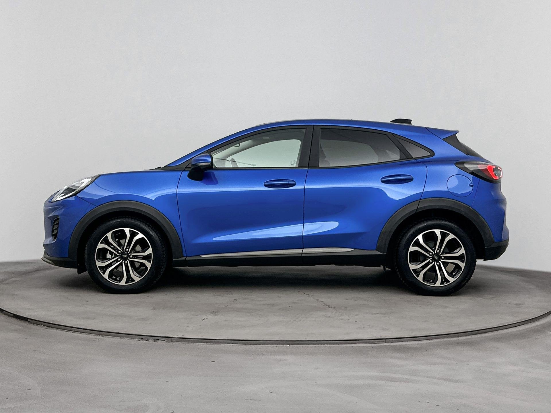 Ford Puma 1.0 EcoBoost Hybrid Titanium | Pack Winter | All S, Auto's, Dealer onderhouden, 125 pk, Euro 6, Blauw