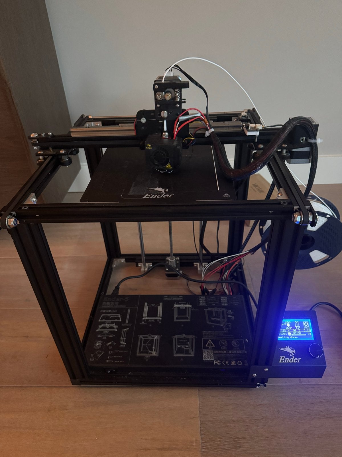 Ender 5 pro 3D-printer, Ophalen, Gebruikt, Filament