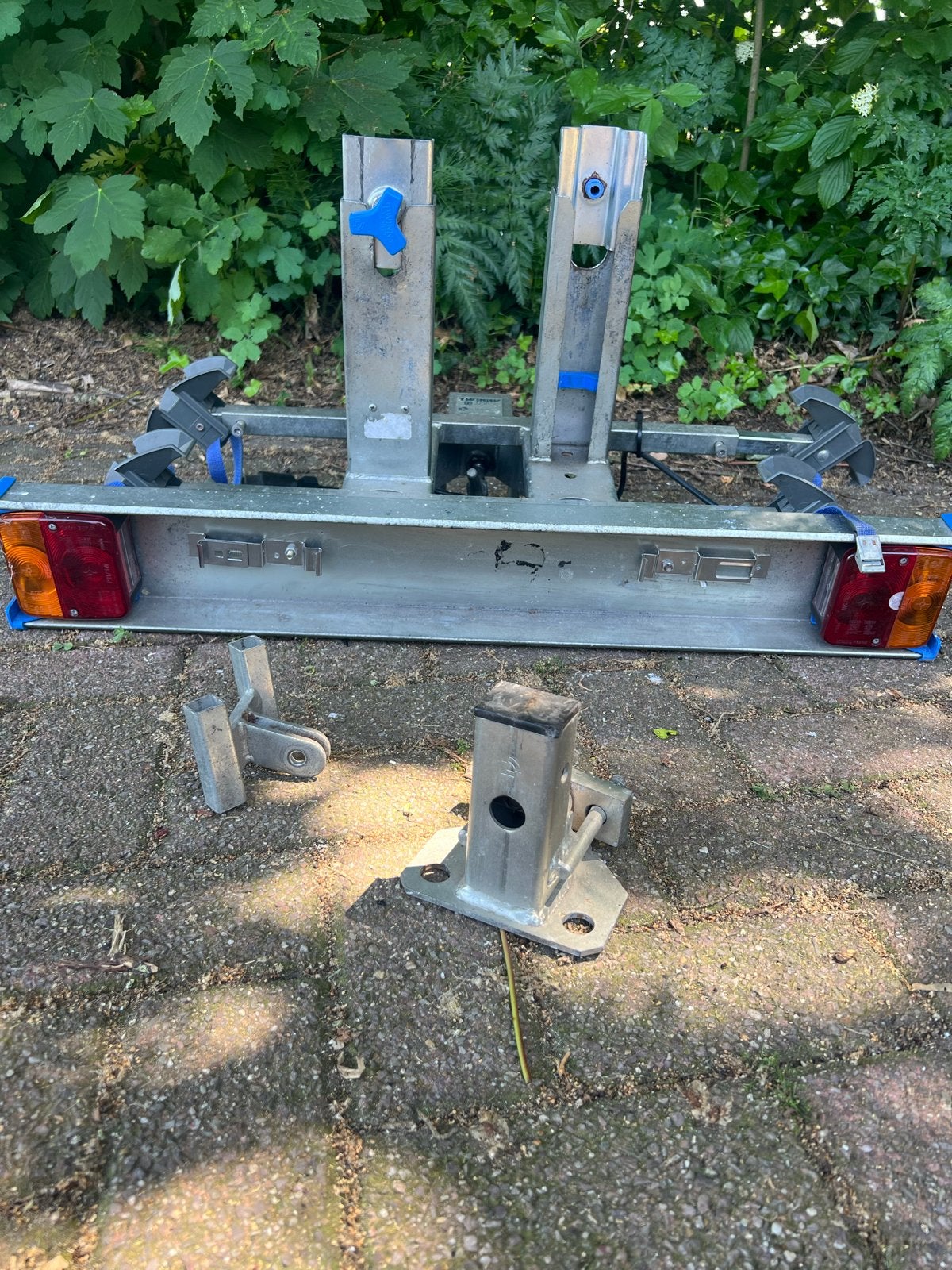 Twinny Load fietsendrager voor trekhaak, Auto diversen, Fietsendragers, Ophalen, 2 fietsen, Gebruikt, Trekhaakdrager