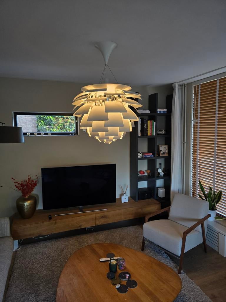 Louis Poulsen PH Artichoke design hanglamp ¤72cm showmodel, Huis en Inrichting, Lampen | Hanglampen, Ophalen of Verzenden, Glas