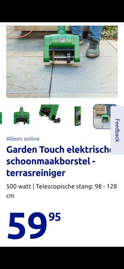 Terrasreiniger.nieuw.was €59.95. Nu vrpr€35., Ophalen of Verzenden