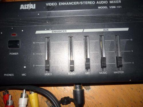 mengpaneel ALTAI VSM-101 Video Film Audio Mixer --, Ophalen of Verzenden, Gebruikt, 10 tot 20 kanalen